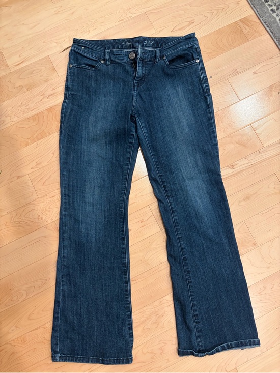 Express Denim - Express Women's Dark Blue Wide Leg Jeans
